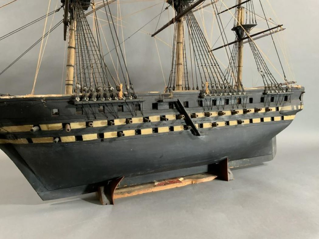 Antique Ship Model - Lannan Gallery