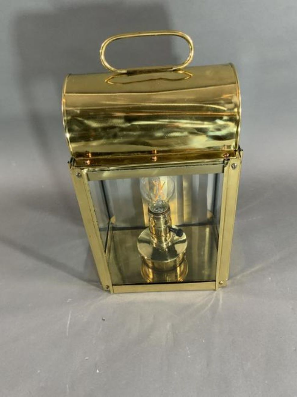 Solid Brass Yacht Cabin Lantern - Lannan Gallery
