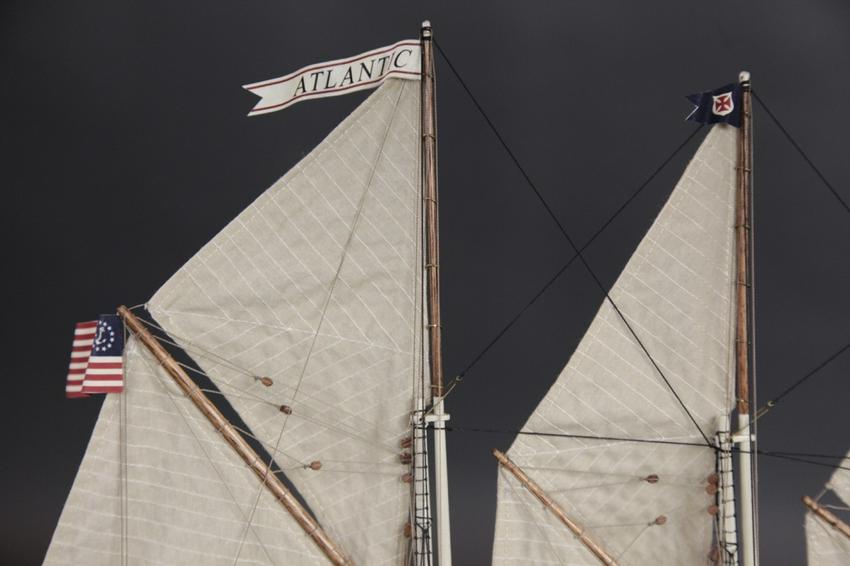 Schooner Yacht Atlantic Diorama - Lannan Gallery