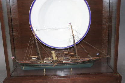 Rare Porcelain Dish From Yacht Corsair W Model - Lannan Gallery