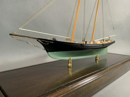 Brass Case Ship Model "America" - Lannan Gallery