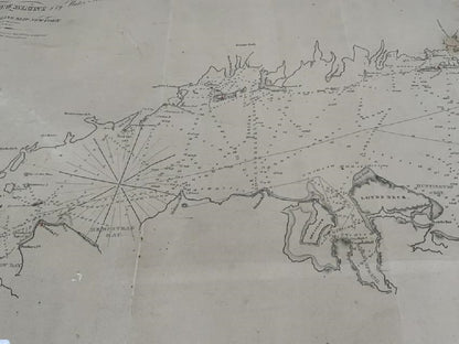 Long Island Chart From 1828 - Lannan Gallery
