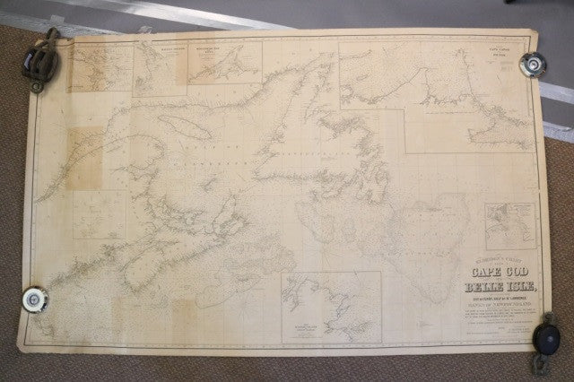 Original Eldridge Linen-Backed Canada Chart c.1893 – Lannan Gallery