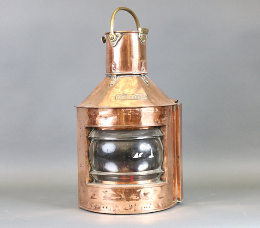 Solid Copper Ship's Lantern - Lannan Gallery