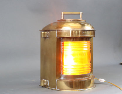 Brass Masthead Lantern by Perko - Lannan Gallery
