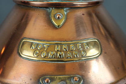 Solid Copper Not Under Command Lantern - Lannan Gallery