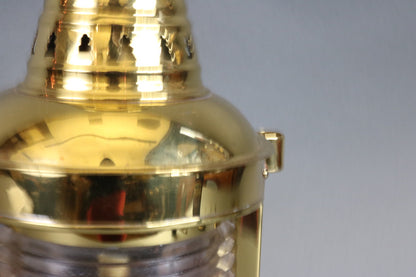 Solid Brass Ship's Masthead Lantern - Lannan Gallery