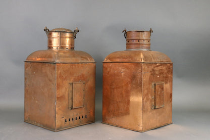 Two Copper Port Lanterns - Lannan Gallery
