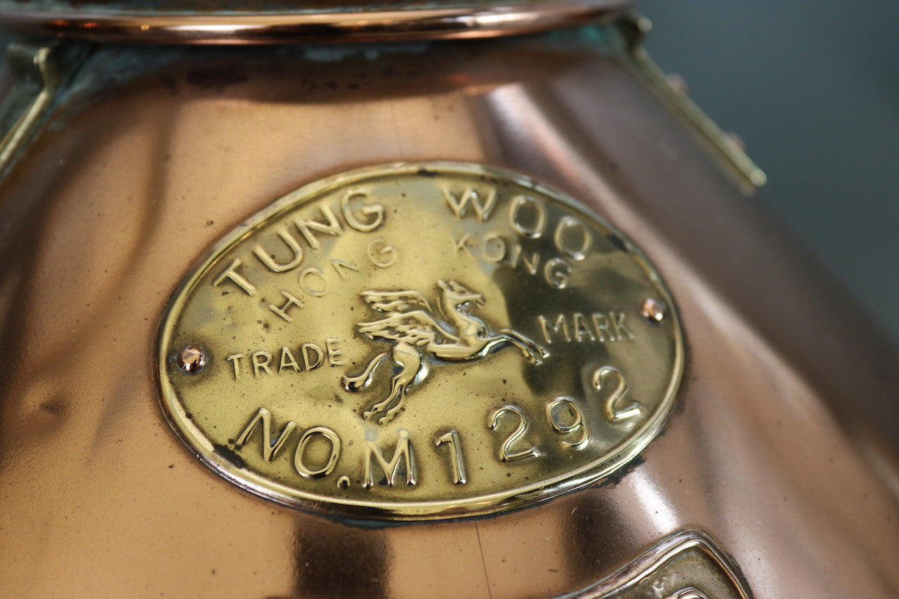 Polished Copper Masthead Ship's Lantern by Tung Woo - Lannan Gallery