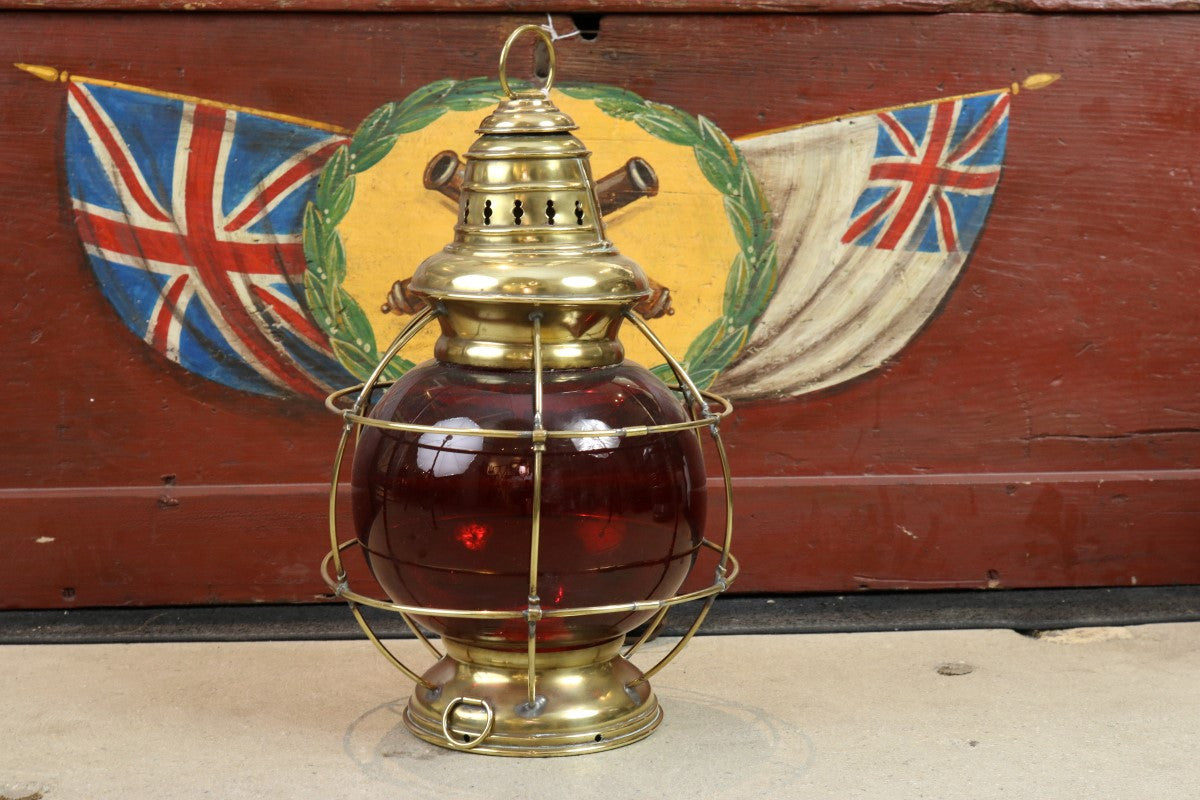 Solid Brass Perko Onion Lamp - Lannan Gallery