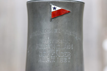 Pewter Trophy Cup from Shinnecock Bay Yacht Club - Lannan Gallery