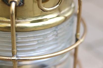 Brass Anchor Lantern by Perko - Lannan Gallery
