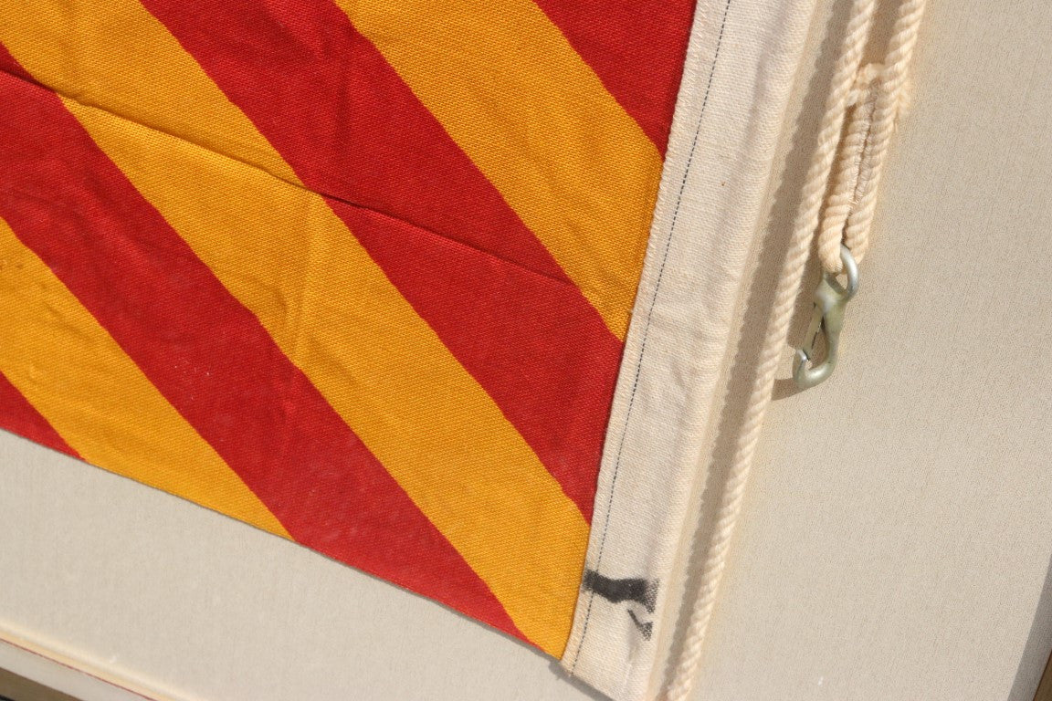 Framed Yacht "Y" Signal Flag - Lannan Gallery