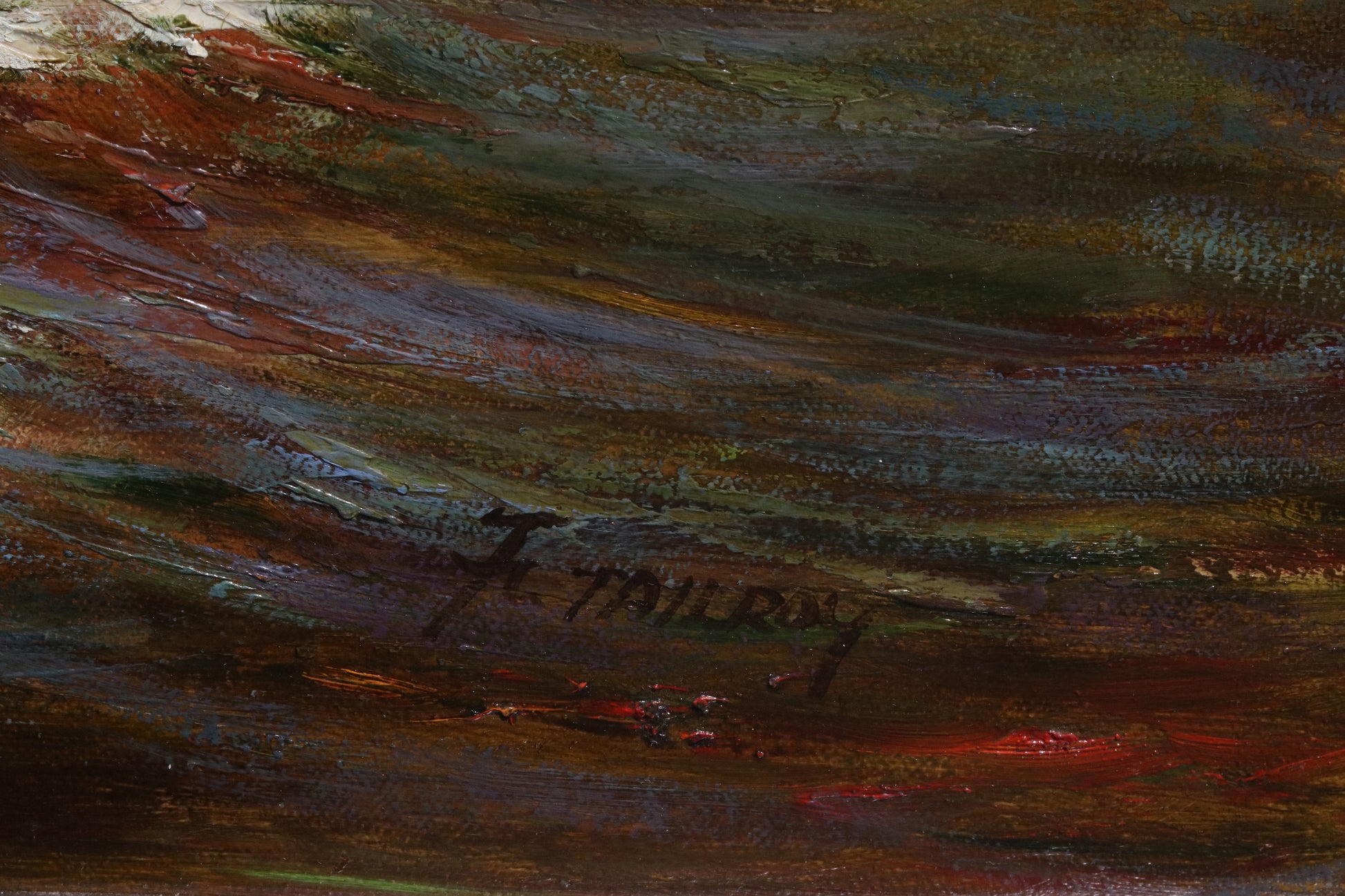 Sloop in Sunset | Oil on Canvas - Lannan Gallery