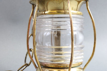 Brass Ship's Anchor Lantern - Lannan Gallery