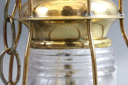 Brass Ship's Anchor Lantern - Lannan Gallery
