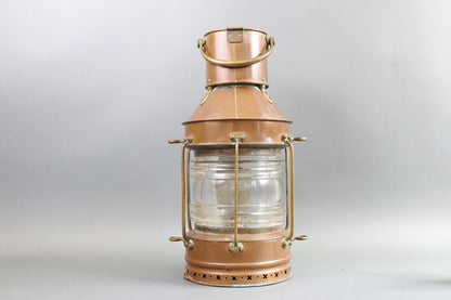 Massive Copper Anchor Lantern - Lannan Gallery