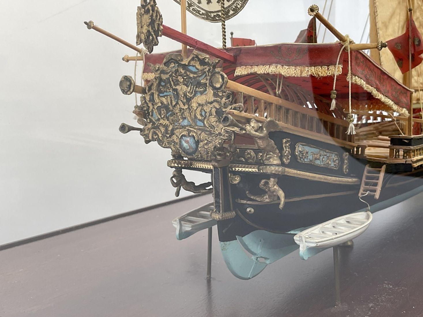Ship Model In Case "La Réale" - Lannan Gallery