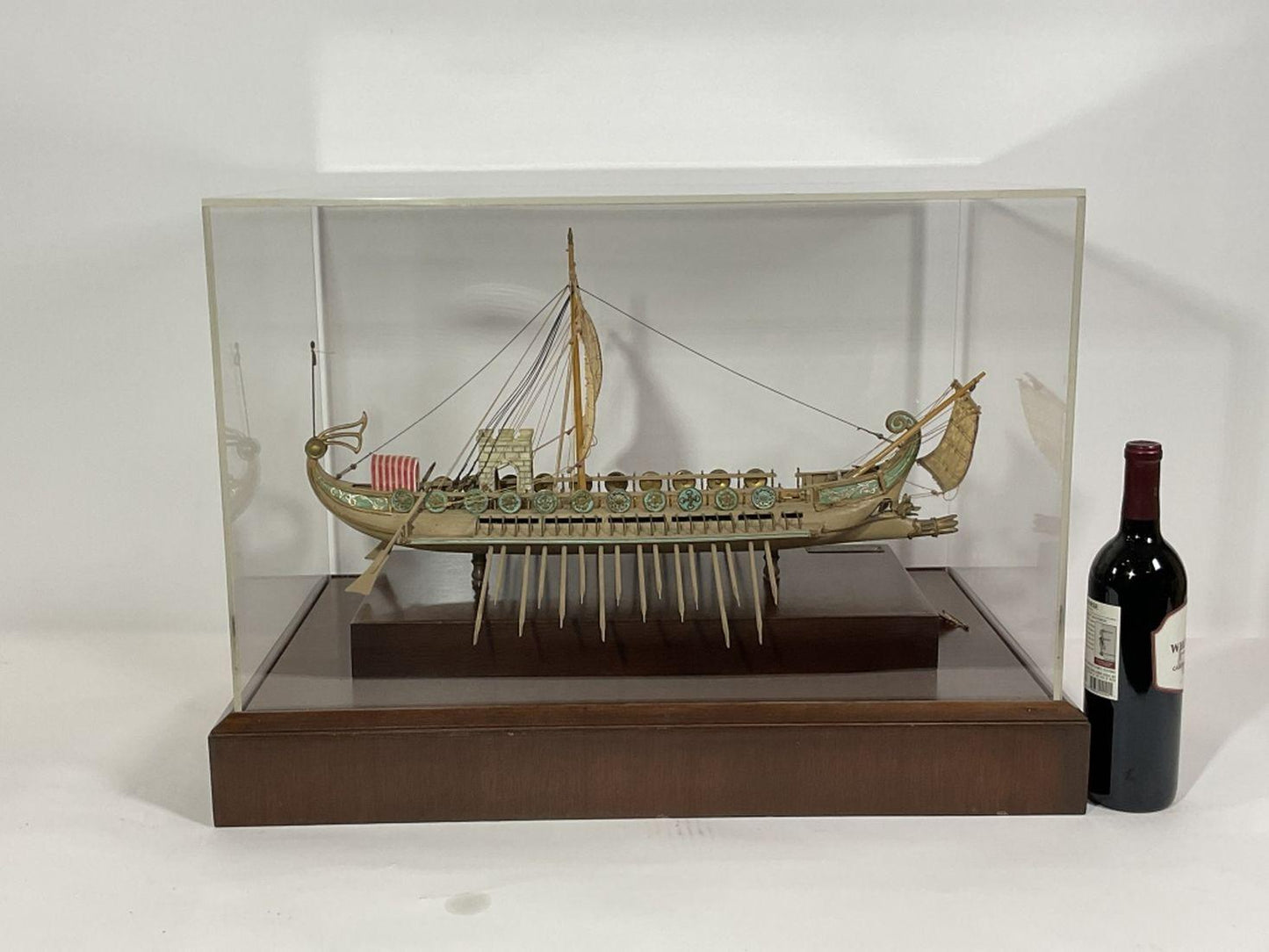 Ship Model Of A Roman Bireme - Lannan Gallery