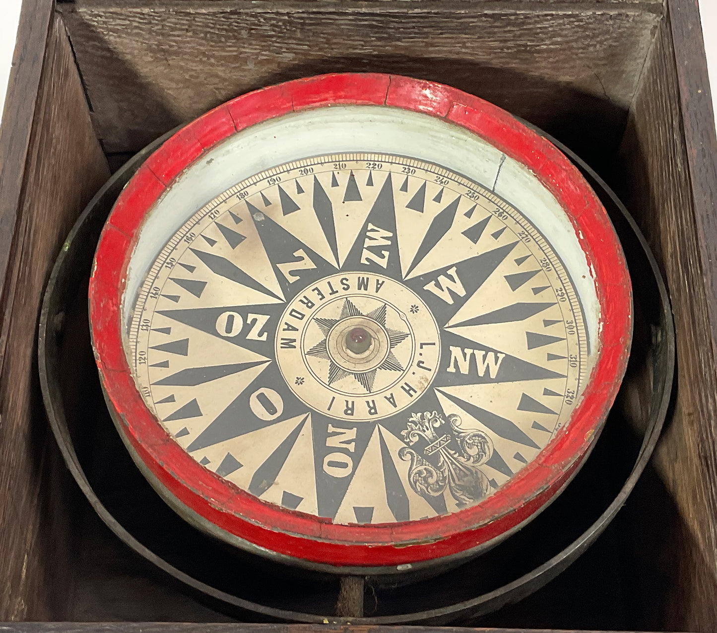 19th Century Ships Compass From Amsterdam - Lannan Gallery