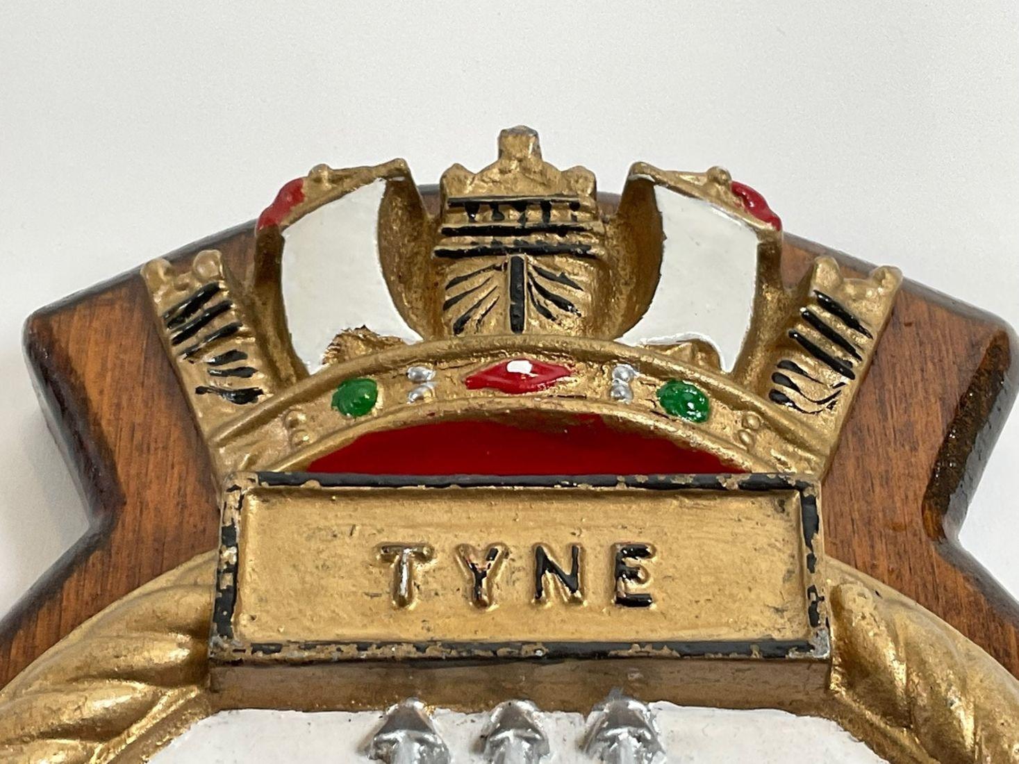 Ships Badge from HMS Tyne - Lannan Gallery