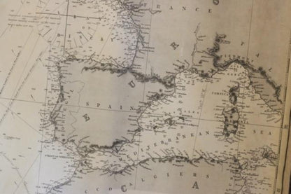 Original Imray & Son Chart of North Atlantic, 1876 - Lannan Gallery
