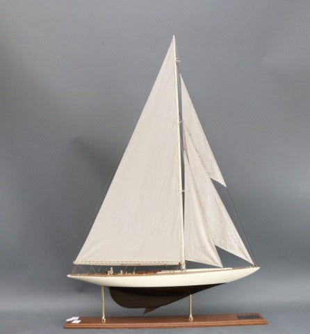 Model of the America's Cup Yacht "Enterprise" - Lannan Gallery