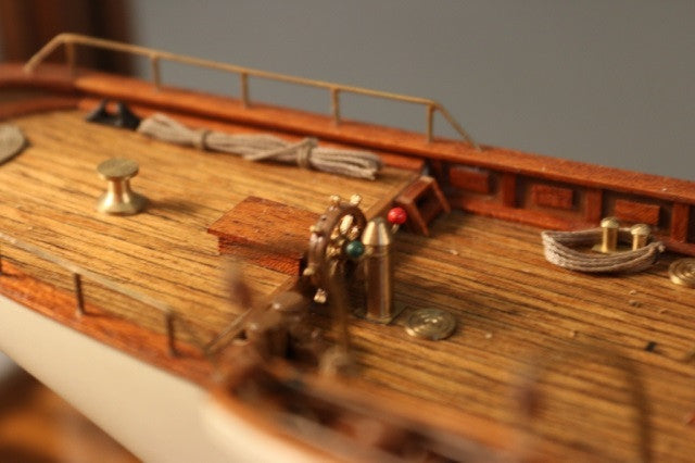 Model of the Steam Yacht "Mayflower" - Lannan Gallery