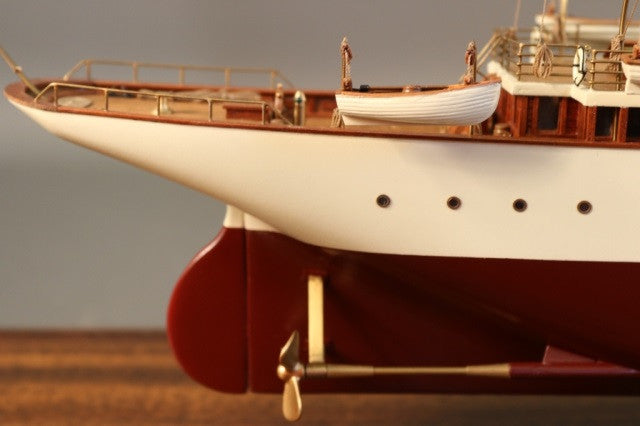 Model of the Steam Yacht "Mayflower" - Lannan Gallery