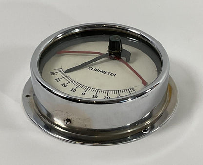 Ships Clinometer  in Chrome Case - Lannan Gallery