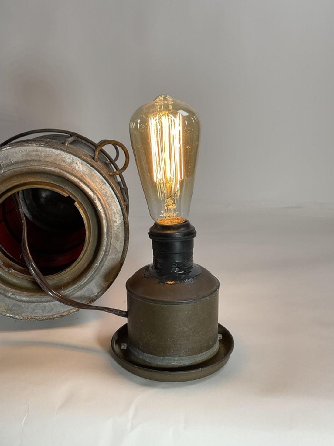 Ships Lantern with Ruby Lens by Perko - Lannan Gallery
