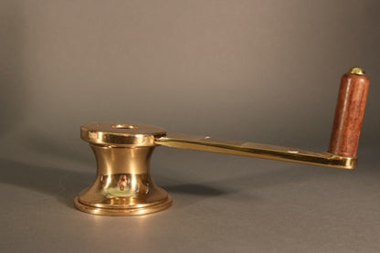 Solid Brass Yacht Winch with Handle - Lannan Gallery
