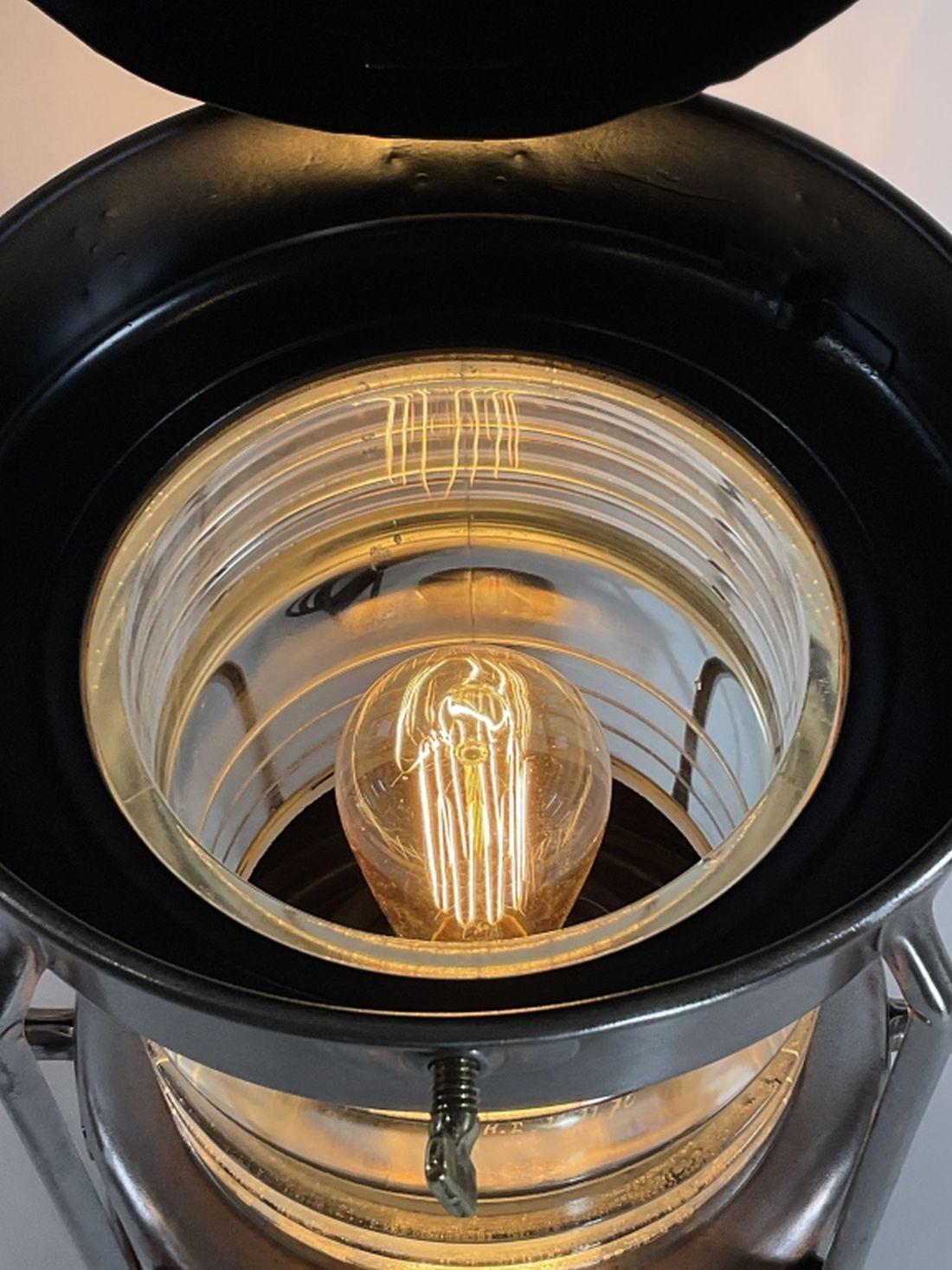 Ships Lantern with Fresnel Lens - Lannan Gallery