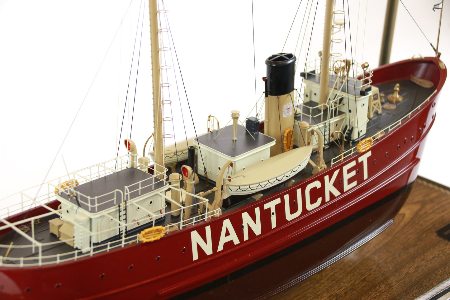 Nantucket Lightship/LV-112 anchored on Nantucket Station