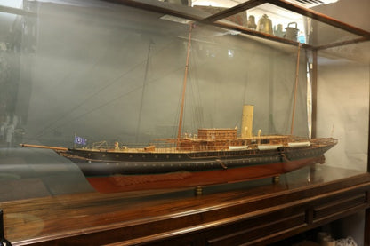 8-Foot Model of JP Morgan's "Corsair IV" - Lannan Gallery