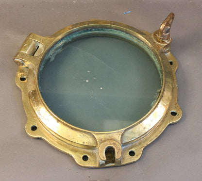 Large Brass Porthole - Lannan Gallery