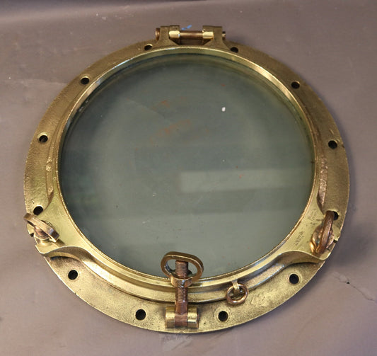 Massive Brass Porthole - Lannan Gallery