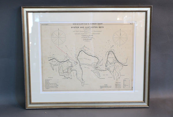 Original Early 1900's Chart of Long Island – Lannan Gallery