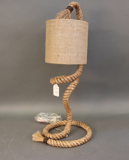 Spiral Rope Lamp - Lannan Gallery
