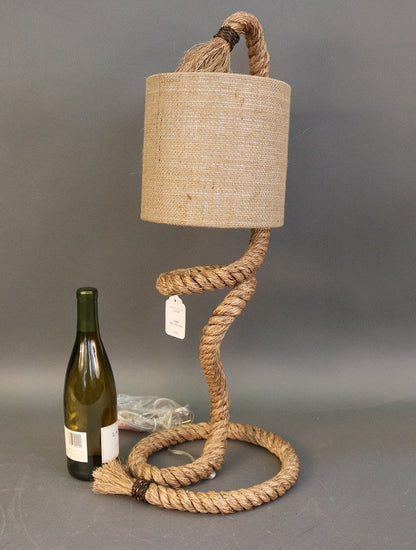 Spiral Rope Lamp - Lannan Gallery