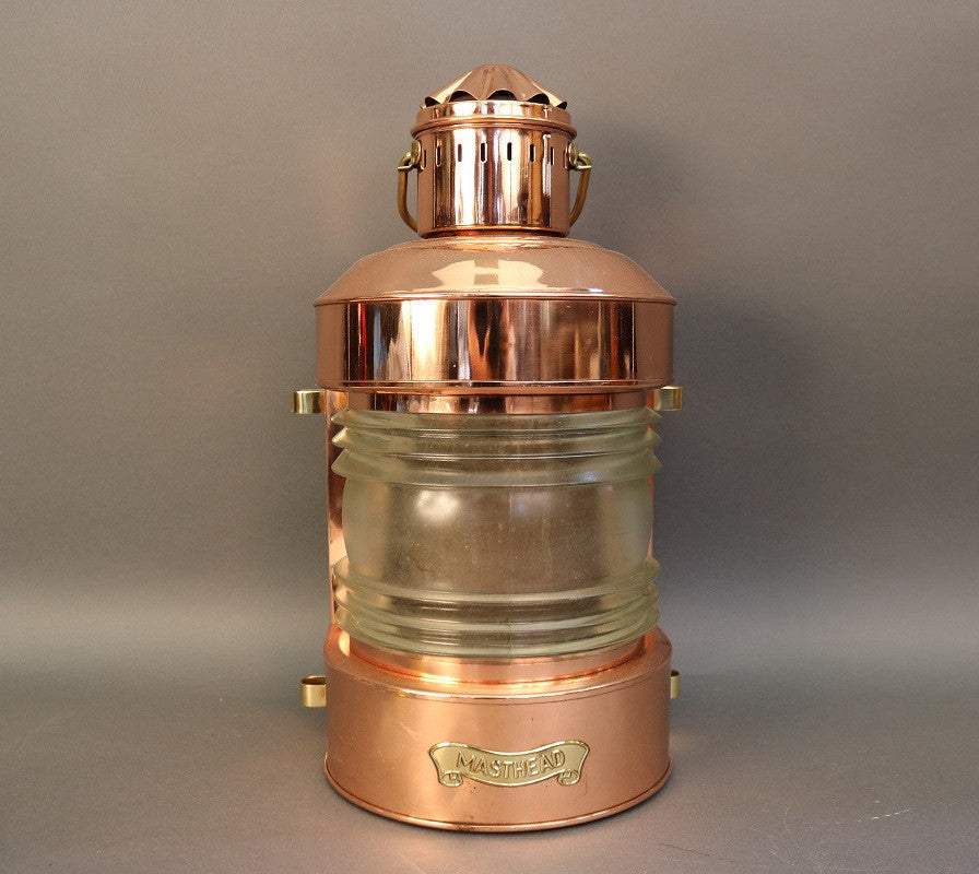 Copper Masthead Lantern - Lannan Gallery