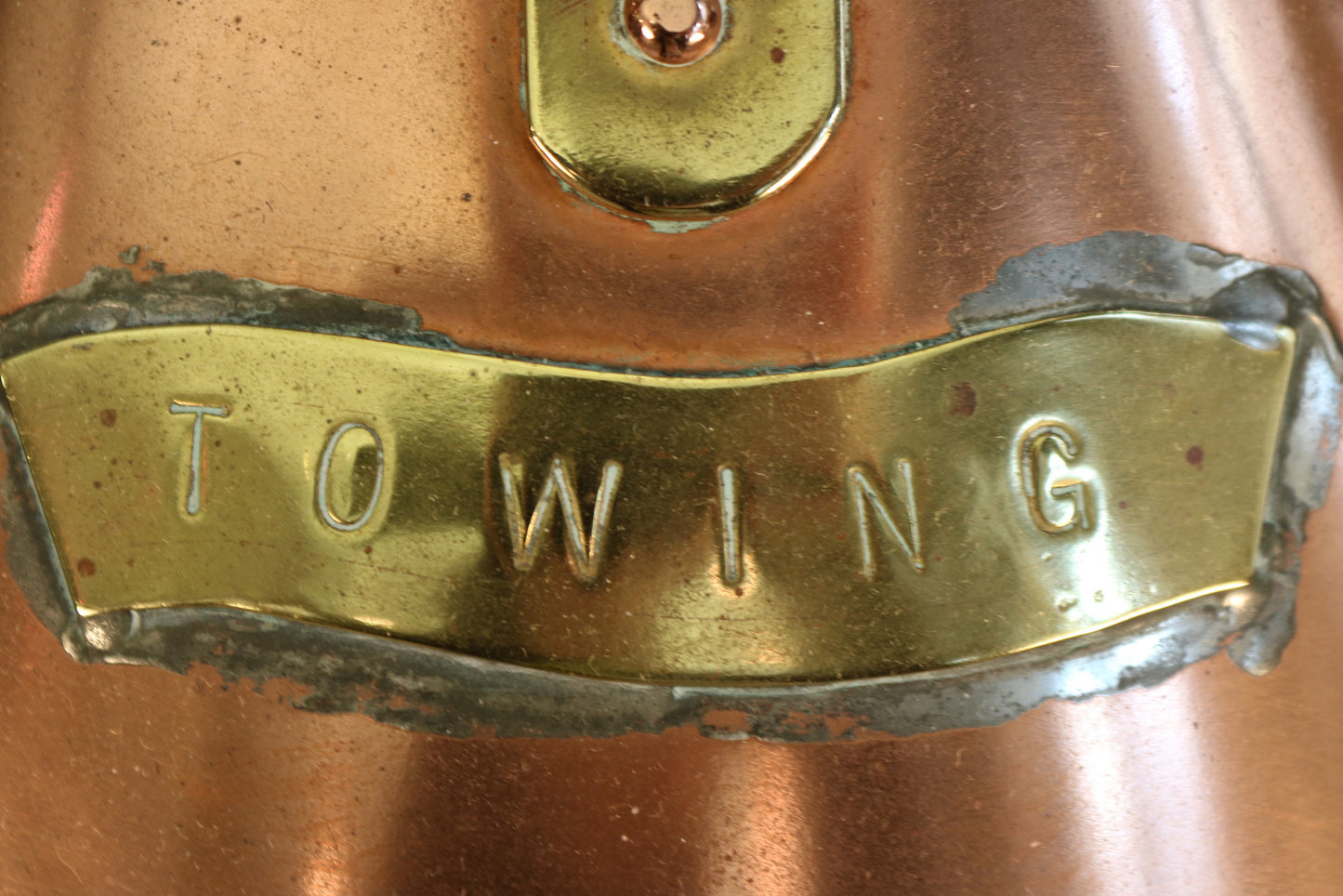 Copper Masthead "Towing" Lantern - Lannan Gallery