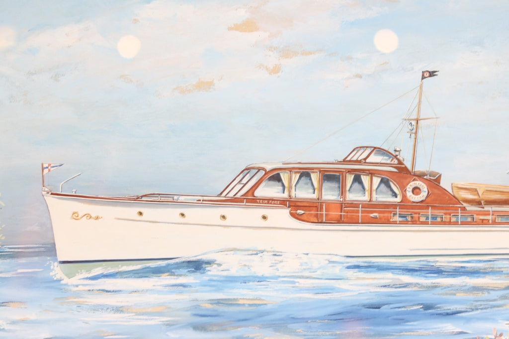 Cabin Cruiser Gouache | John Austin Taylor (1900-2000) - Lannan Gallery