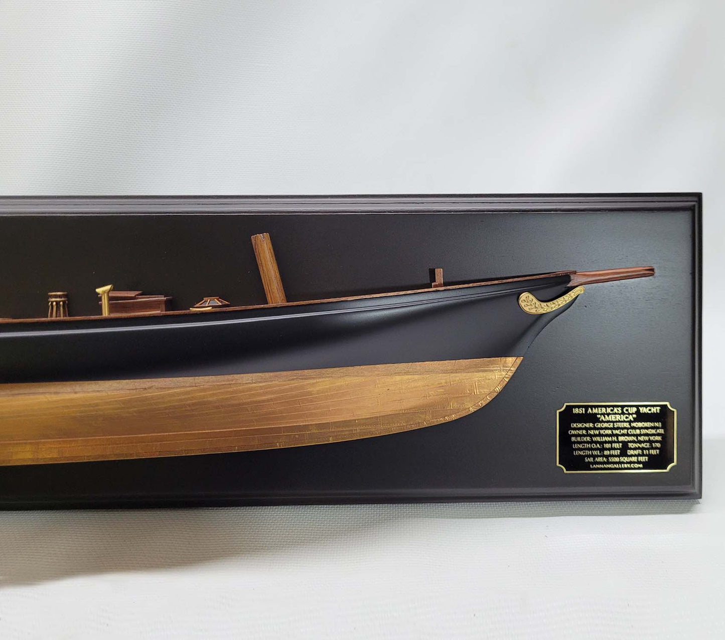 Fine Half Model of the Schooner Yacht America - Lannan Gallery