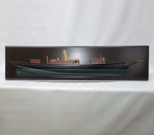 Elegant Half Model of the Steam Yacht Corsair - Lannan Gallery