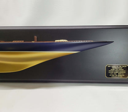 Half Model of the Yacht Endeavor - Gold - Lannan Gallery