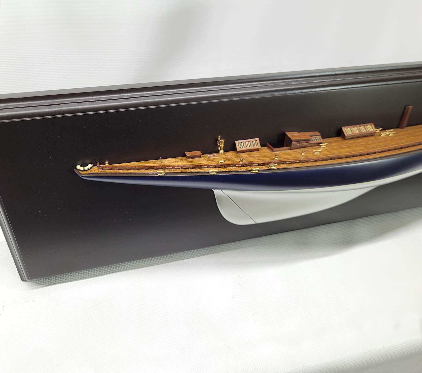 Half Model of the Yacht Endeavor - Silver - Lannan Gallery