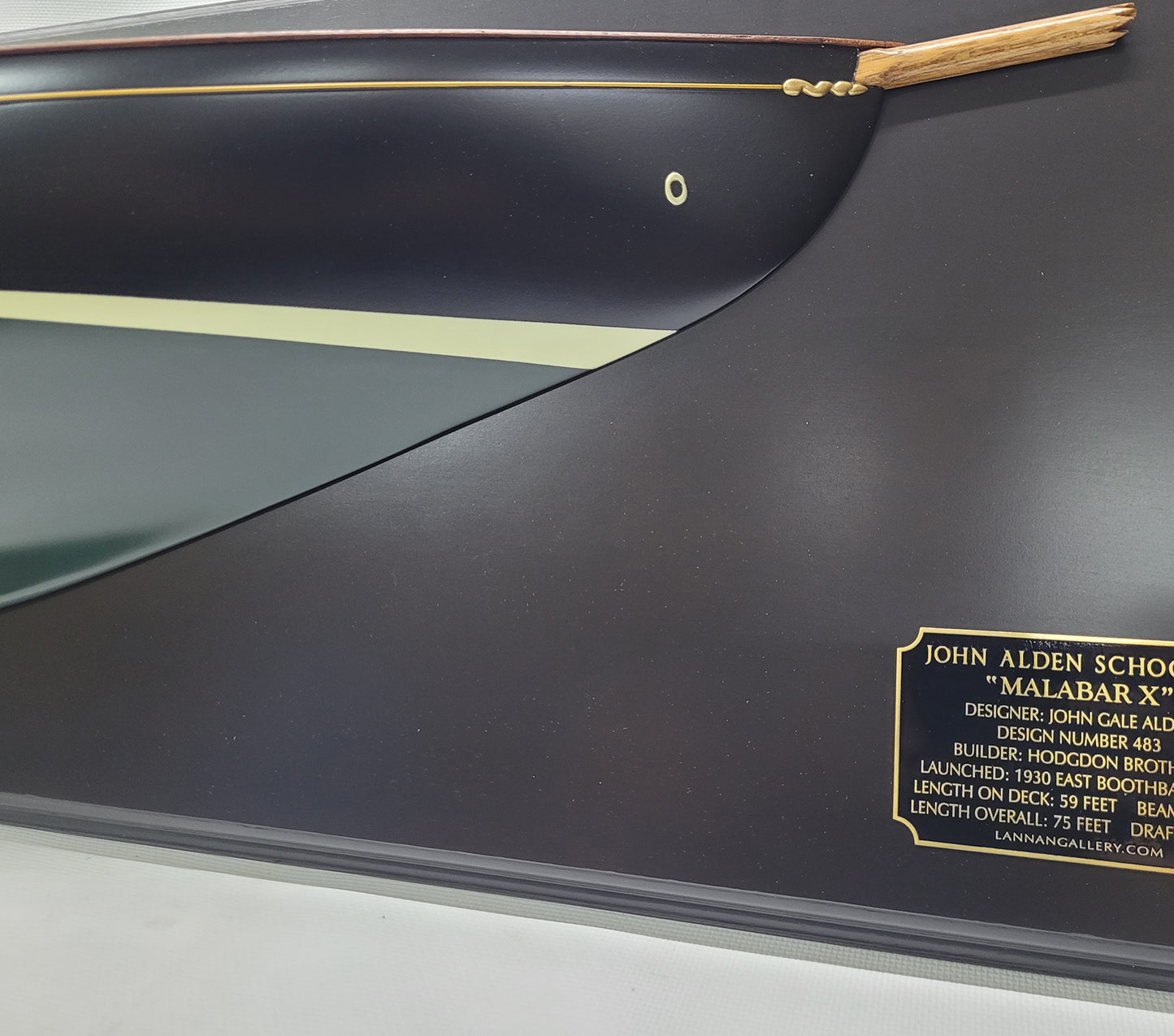 Half Model of the John Alden Yacht “Malabar X” - Lannan Gallery