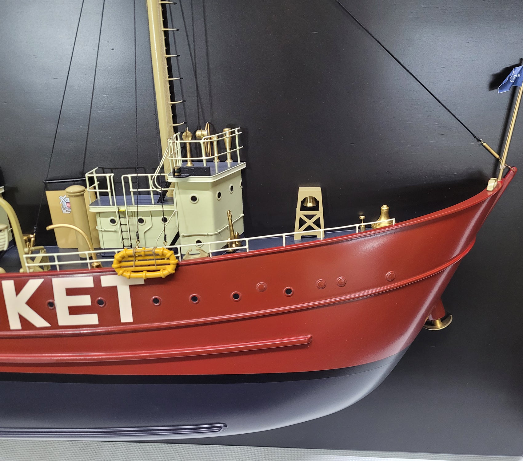 Half Model of the Lightship Nantucket – Lannan Gallery