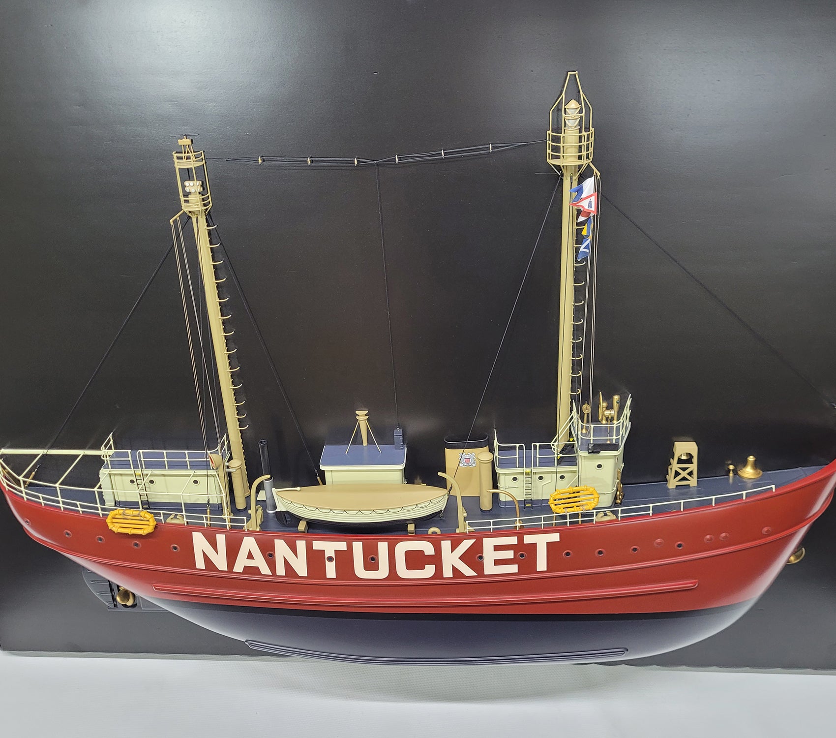 Cased Diorama  Nantucket Lightship – Lannan Gallery